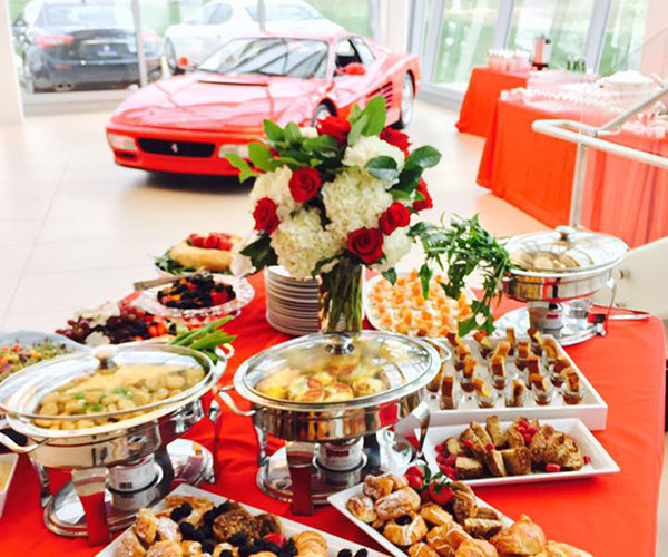 Corporate Event Catering at Ferrari